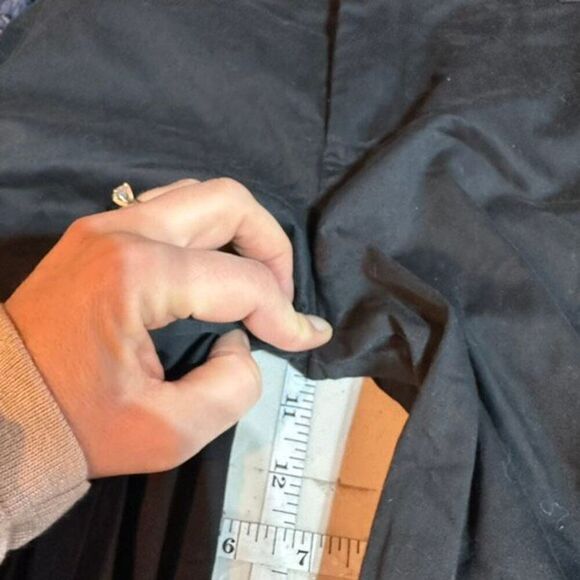 Maurices Women's Mid-Rise Flat Front Smart Long Ankle Pants Black Size 17/18 NWT - Picture 11 of 13